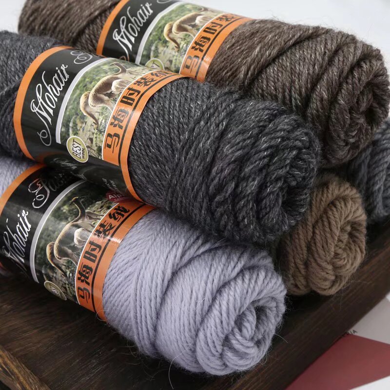 羊驼绒粗毛线手工编织羊毛线团手工编织毛衣线中粗棒针外套围巾线