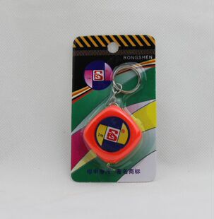 小卷尺1米 带钥匙扣 礼品 迷你卷尺 1m方便精巧 榕申伸缩小号钢尺