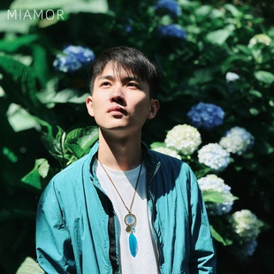 MIAMOR北欧INS风Heal Tree森系手工编织捕梦网羽毛项链男女同款