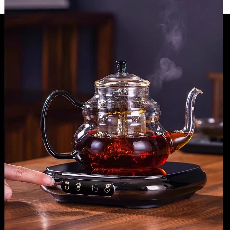 2026新款德明堂大方电陶炉1500W煮茶器家用超薄小型多功能玻璃壶