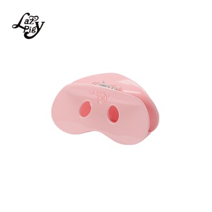 ALazyPig爱心猪鼻子抓夹原创设计可爱猪鼻粉色抓夹发饰