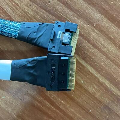 博通 05-60007-00 SFF8654 8X SlimSAS 8i 转SFF8654 NVMe 数据线