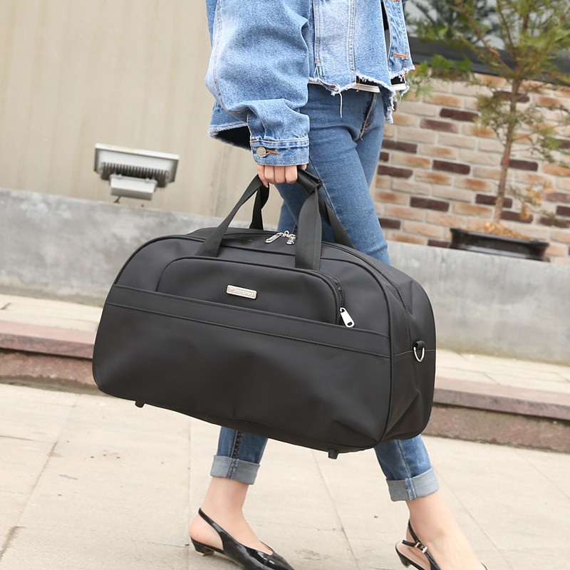 韩版大容量手提旅行包女短途轻便行李包防水外出旅游包健身瑜伽包