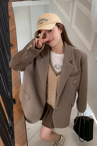 主推JK毛呢外套女2C282-2035P125K198图片