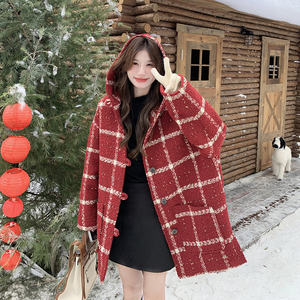 现货数据好小香风连帽90白鸭绒羽绒服2C282-891P235K338图片