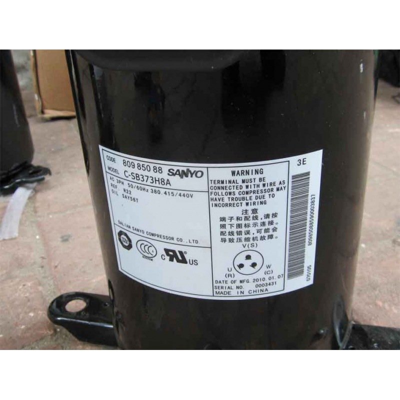 全新三洋5p匹空调压缩机C-SB373H8F C-SBX180H38C C-SBX150H38A