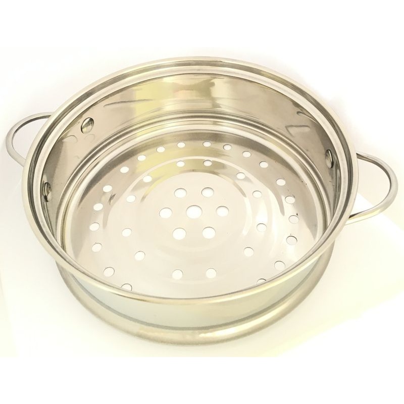 不锈钢迷你家用奶锅小蒸笼16/18cm小汤锅蒸格蒸屉蒸馒头的蒸层