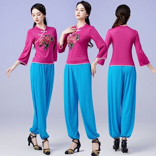 采购产品广场舞上衣、新立领、秧歌服、击鼓服、民族舞蹈服、中国