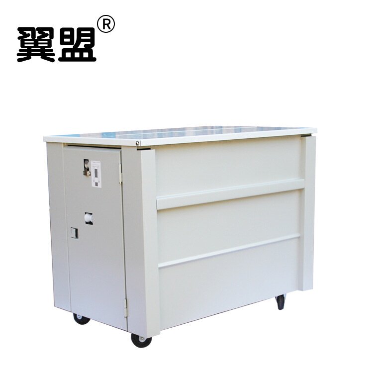 翼盟牌通用型半自动双电机打包机 高台PP带包装机 纸箱捆扎机