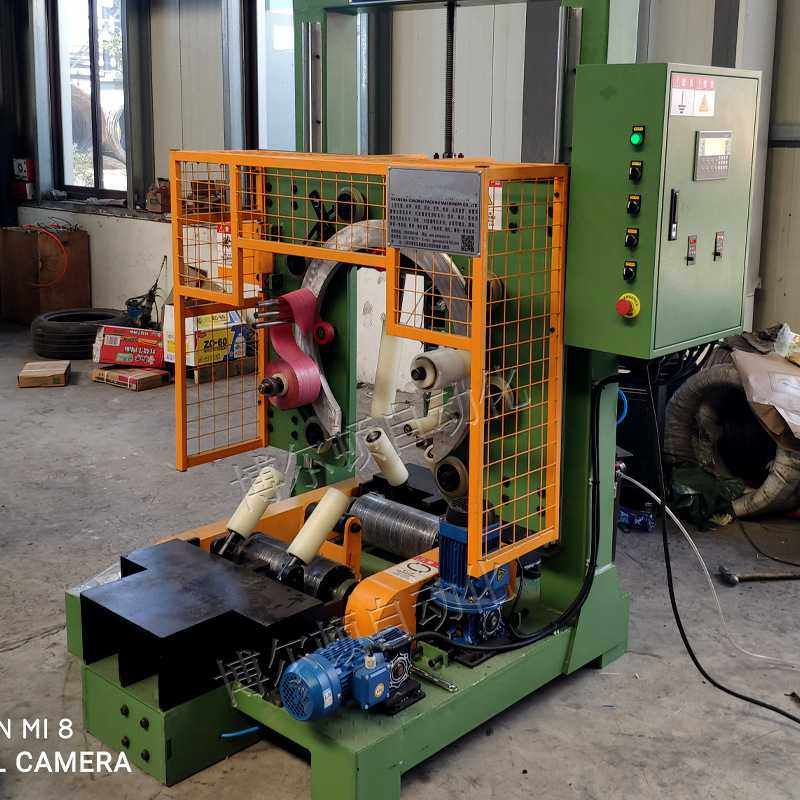 厂家直销立式钢卷缠绕包装机 广东珠海钢带缠绕打包机 钢带缠绕机