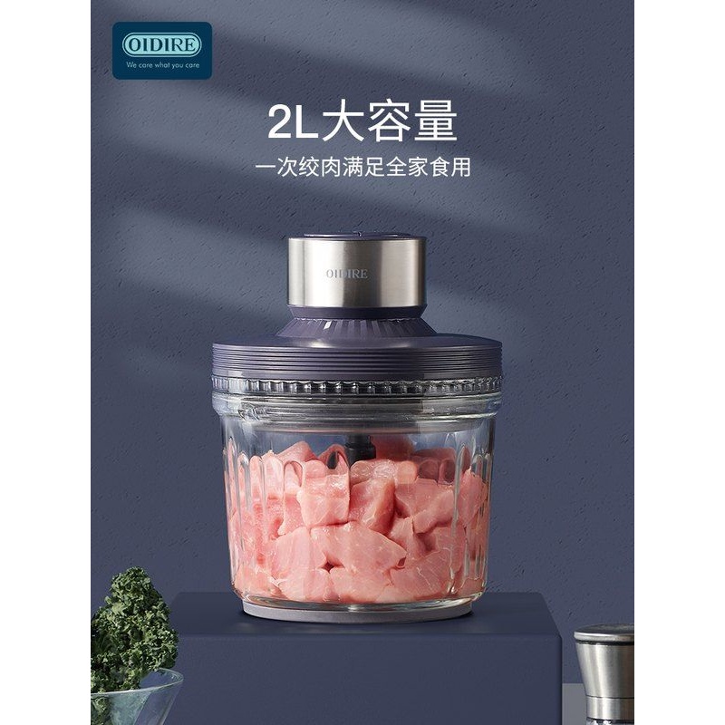 德国304不锈钢绞肉机家用电动小型多功能全自动打肉馅神器碎肉机