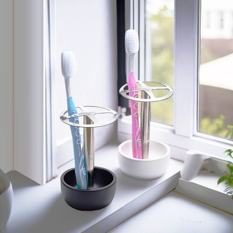 304不锈钢牙刷架收纳置物架台面浴室牙具座摆台创意牙刷杯免打孔,家庭/个人清洁工具,牙刷架/牙具座,淘宝优惠券,粉丝福利购,淘宝优惠卷