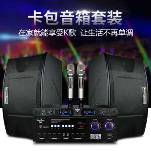 定阻会议室音箱10英寸音响套装KTV卡包箱卡拉OK壁挂音箱广播系统