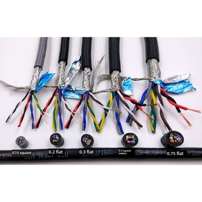 国标纯铜4对双绞线Rvsp 8芯0.2 0.3 0.5 0.75方形Rs485信号线