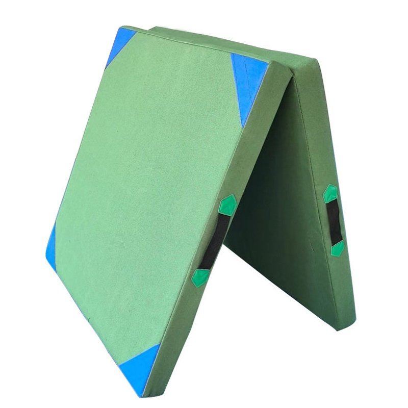 多功能折叠体操垫有机硅帆布训练防滑垫垫垫子仰卧起坐可折叠健身