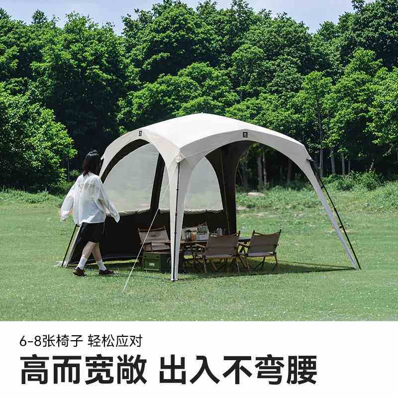 自动速开天幕 黑胶防晒方形天幕 Tawa户外免搭建露营帐篷