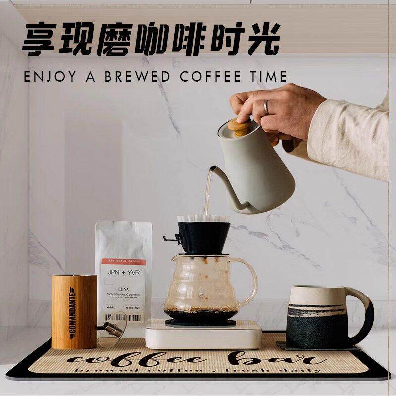 丰尚厨房沥水垫咖啡机餐桌吸水吧台干燥免洗垫碗盘垫子水杯台面垫