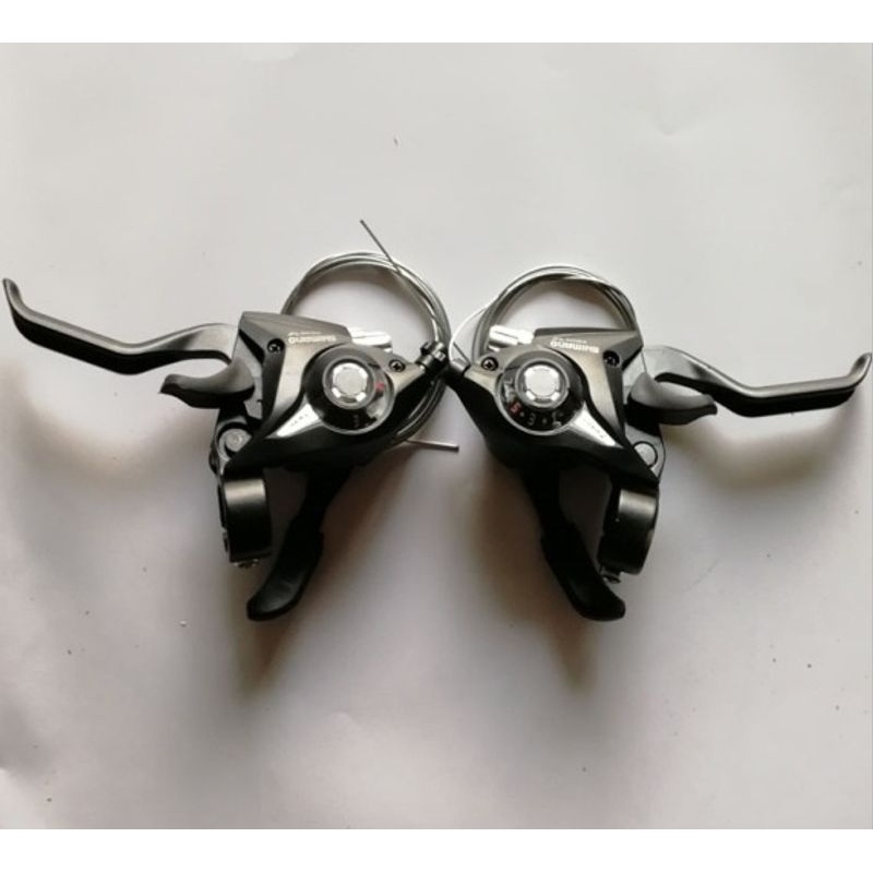 山地车EF51连体指拨闸把一体21速24速7速8变速车 变速闸把 调速器