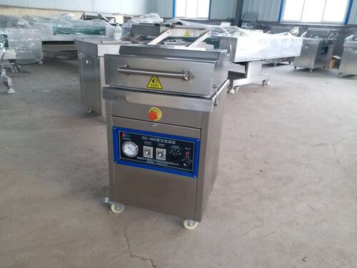 供应立式小型手动400型五谷杂粮米砖真空包装机