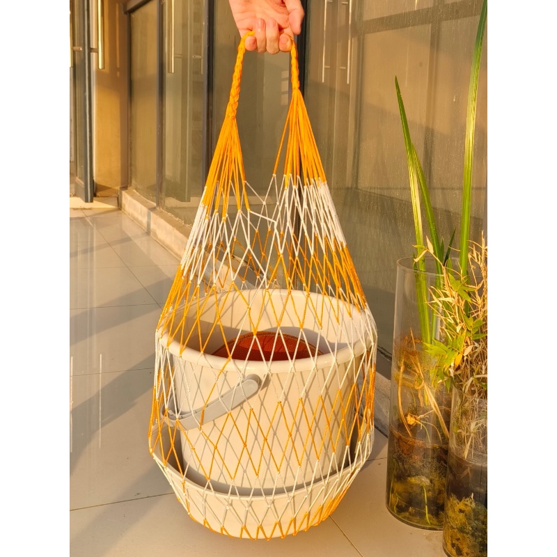 开学军训收纳袋装脸盆的网兜大容量取快递手提袋鞋子雨衣玩具通用