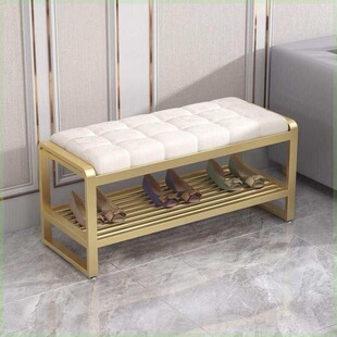店试鞋 店鞋 凳简约 凳床尾凳卧室家用布艺长条沙发服装 北欧轻奢换鞋