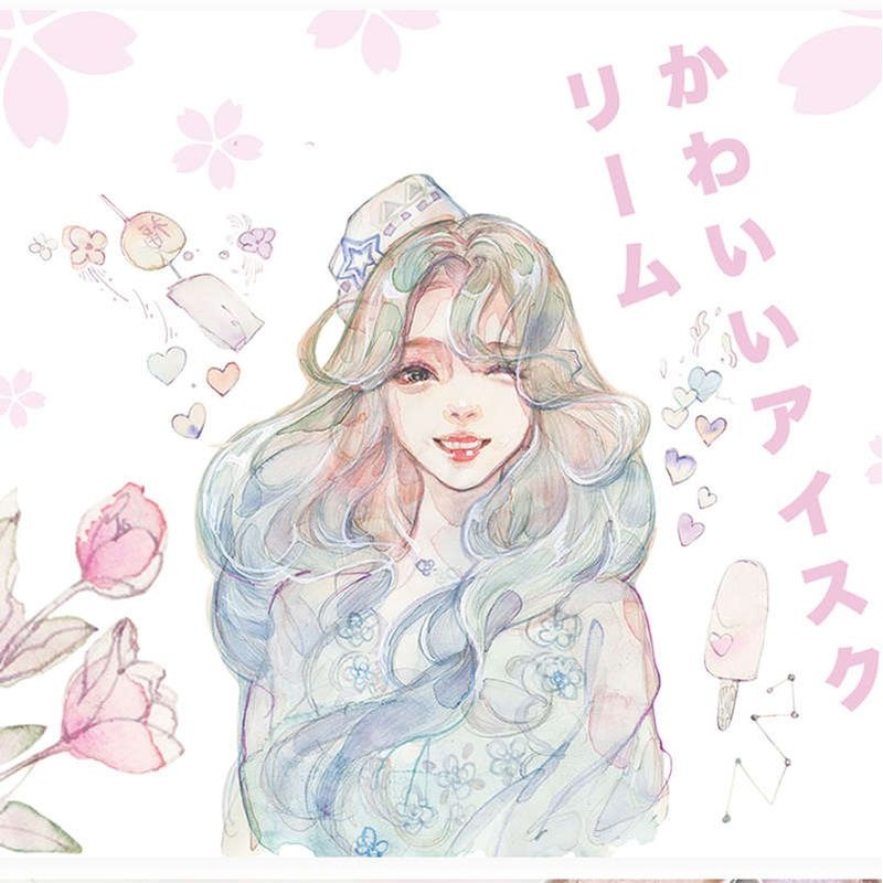 ENO和纸胶带特殊油墨烫金整卷唯美女神人物少女心diy手帐装饰贴纸