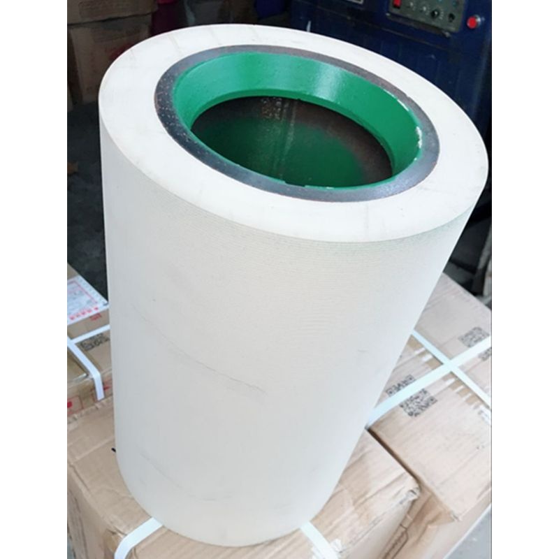 14寸丁砻谷胶辊 白色耐磨砻谷机胶轮 棕色碾米机胶辊 打米机配件