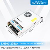12V开关电源金升阳LM600 20B12v15v24v27v36v48v单路输出电源600W