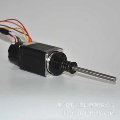 28闭环丝杆电机 配消隙 45机身 ,步长0.003，