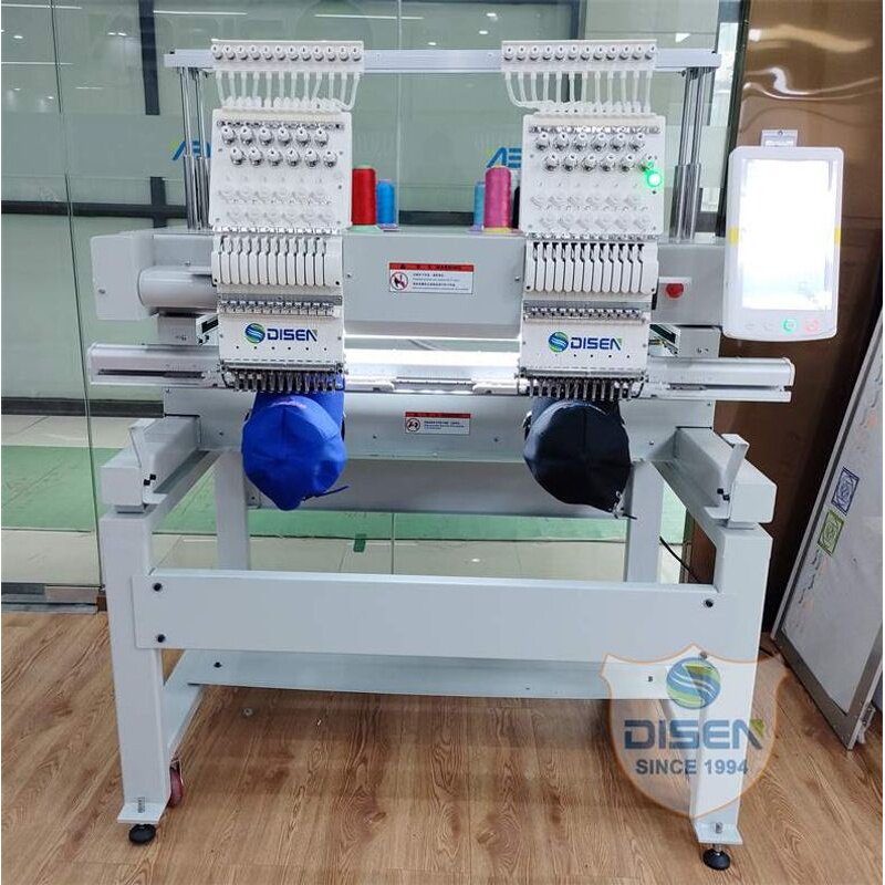 双头全自动绣花机成衣刺绣机帽绣机 2 head embroidery machine