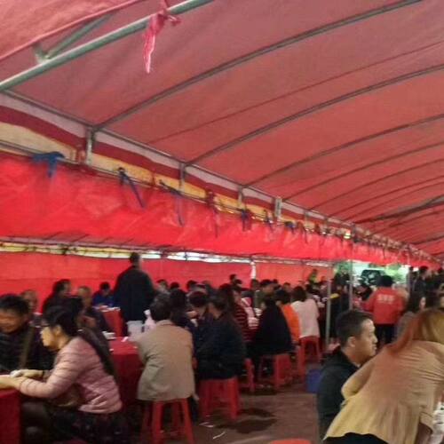 喜棚农村流动红白喜事帐篷推拉蓬婚庆酒席大排档停车户外酒棚雨棚