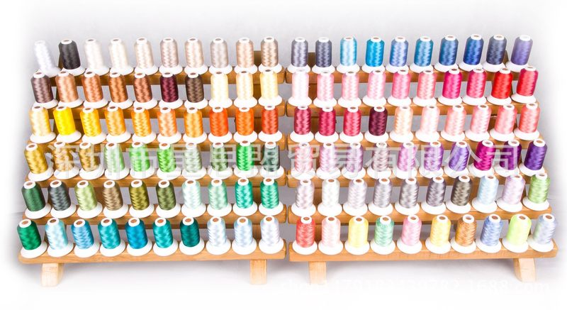 1000m 机器绣花线 120D/2 Simthread 120不同颜色整套绣线出售