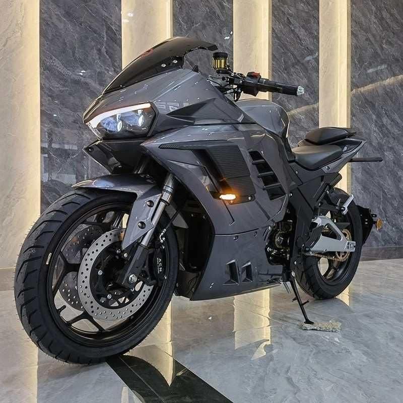 现俄罗斯热卖3000W中置链条电机摩托车跑车R3大型公路趴赛72V高速