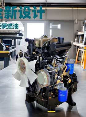 全新鑫辰船用ZH2105C柴油机双缸汽油机水冷26kw发动机带皮带轮