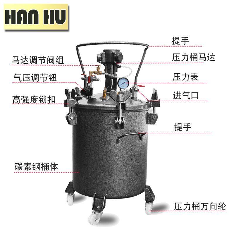 悍虎气动压力桶压力罐10/20/40/60自/搅拌罐hanhu喷涂机喷涂神器,五金/工具,电动喷涂机,淘宝优惠券,粉丝福利购,淘宝优惠卷