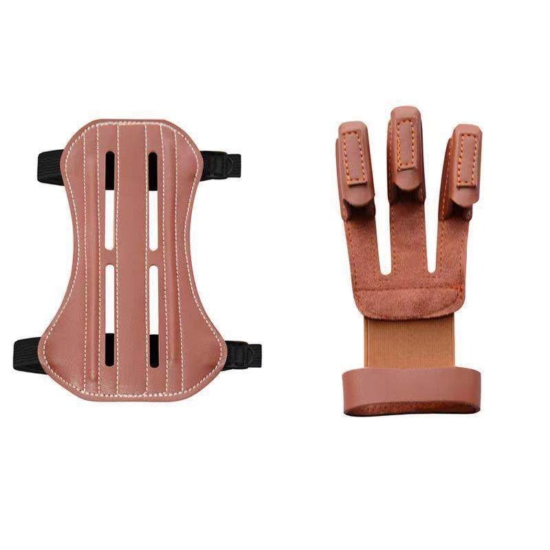 弓箭护臂护指套装传统美猎反曲弓三指牛皮手套竞技射箭支护具全套,运动/瑜伽/健身/球迷用品,弓,淘宝优惠券,粉丝福利购,淘宝优惠卷