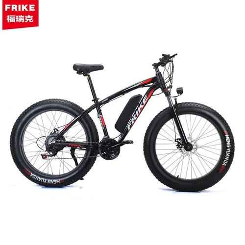 源头厂家福瑞克胖胎电动助力山地自行车锂电雪地沙滩越野电动单车