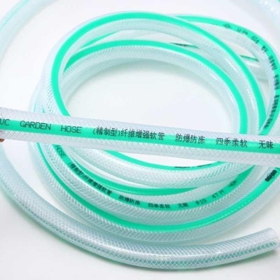 pvc水管软管1寸4分6分防冻洗车塑料浇水泵管蛇皮管包纱管花园管子