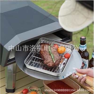 直销户外比萨烤箱家用PIZZA燃气披萨炉便携式小型披萨烤炉12寸