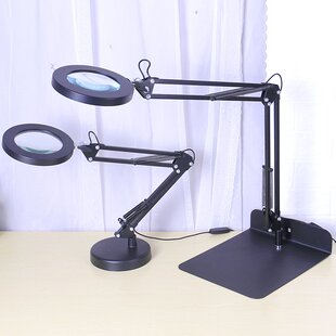 高清台式放大镜带灯手机修鉴定表台灯焊接专用维修工作台新疆包邮