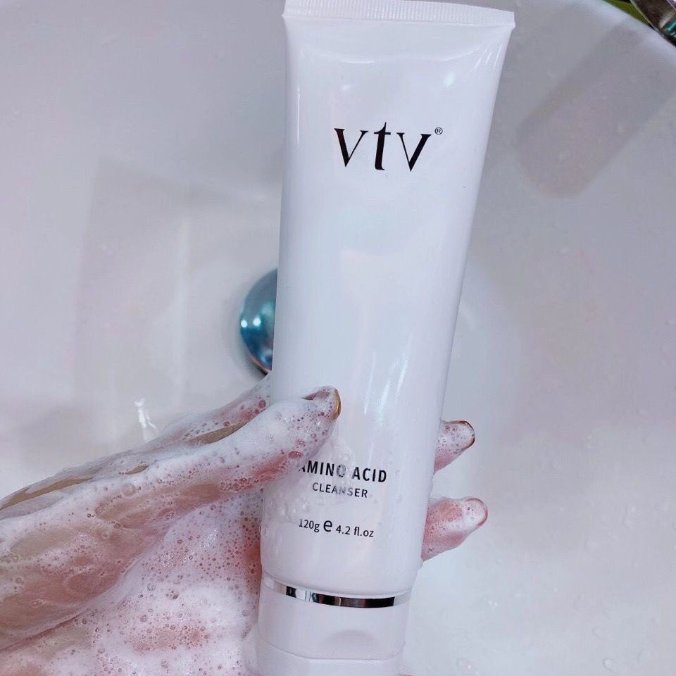 VTV薇缇薇微氨基酸洋甘菊洁面乳洗面奶泡沫深沉清洁保湿官方正品