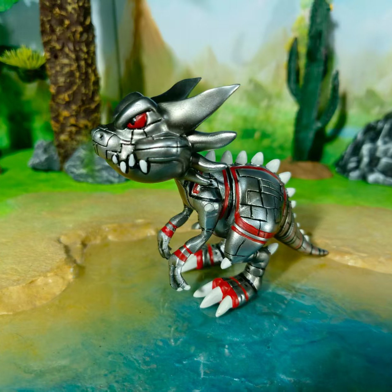 『合金时代』耐摔盲盒尺寸石器手办暴龙宠物套装公仔模型摆件周边