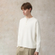 百搭套头长袖 打底衫 通勤简约360g挺括棉混纺亨利领长袖 CAKUNTA
