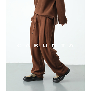 直筒软糯灯芯绒垂感休闲裤 经典 加厚 简约慵懒style CAKUNTA