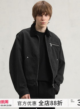 CAKUNTA 重工水洗Vintage J97版型牛仔夹克 ‘ 硬挺帆布 后背活页