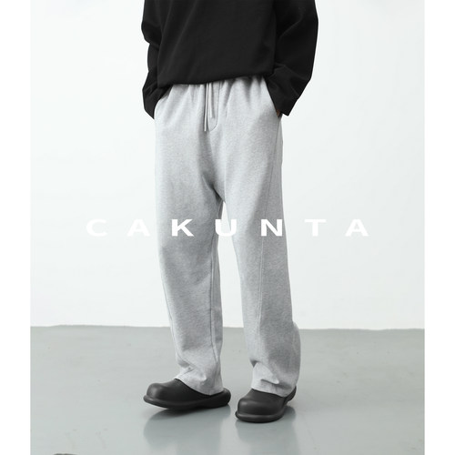 CAKUNTA基础款抽绳休闲裤