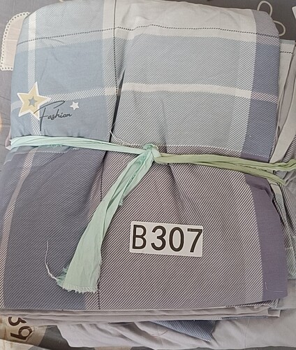 B307纯棉斜纹四件套2*2.3被套2.6*2.3床单一对枕套