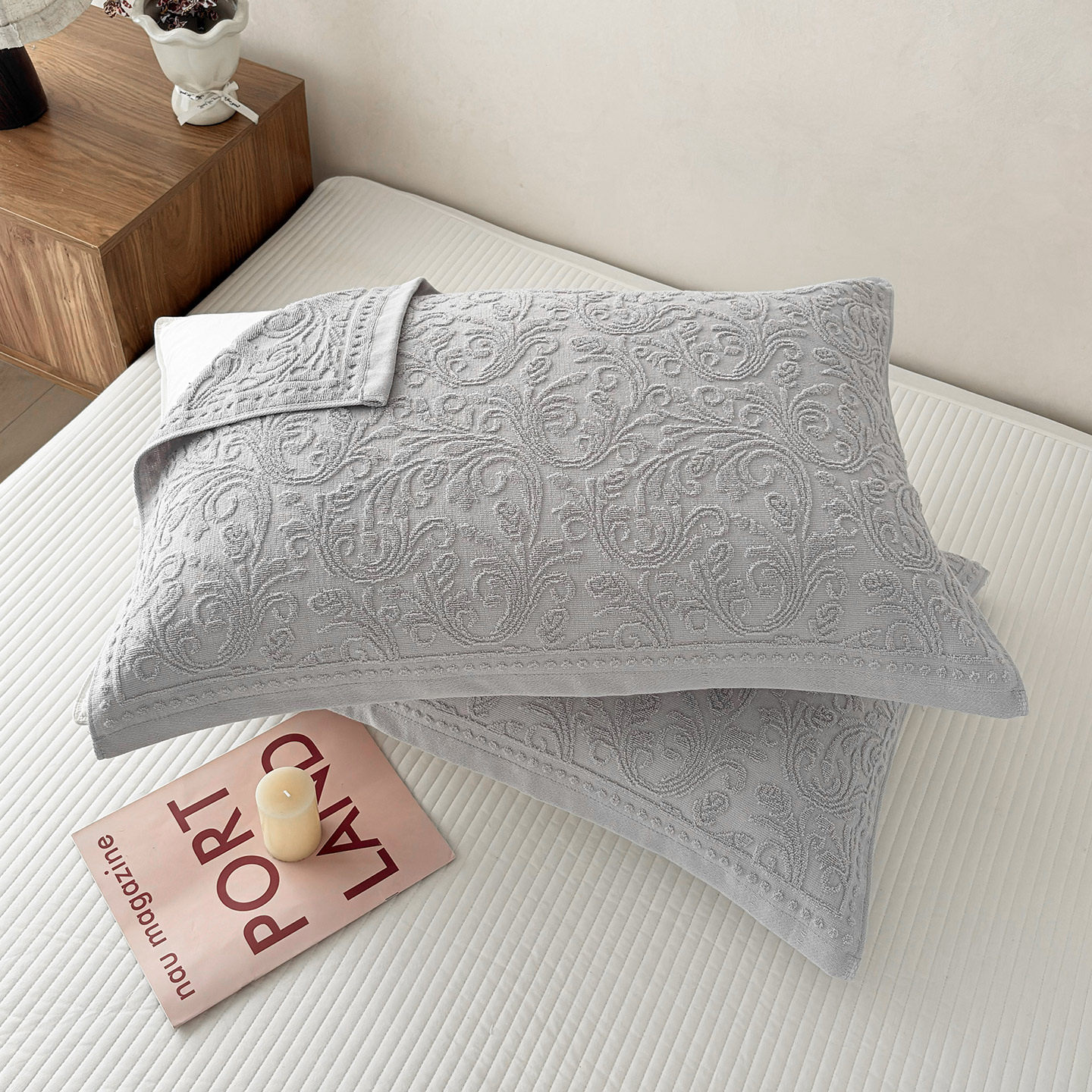 2026新款全棉纯棉提花老式毛圈枕巾DZ,床上用品,枕巾,淘宝优惠券,粉丝福利购,淘宝优惠卷