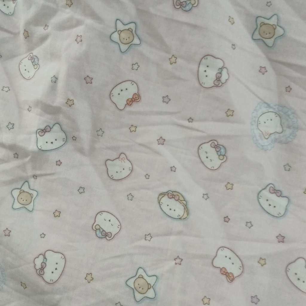 粉底猫咪纯棉双层纱1.8＊2被套床单1.7＊2.4何枕套一对何姐,居家布艺,家纺布艺/布料面料缝制服务,淘宝优惠券,粉丝福利购,淘宝优惠卷