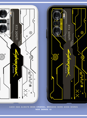 适用于2077赛博朋克Redmi k40红米k340pro手机壳学生男防摔软套卡通